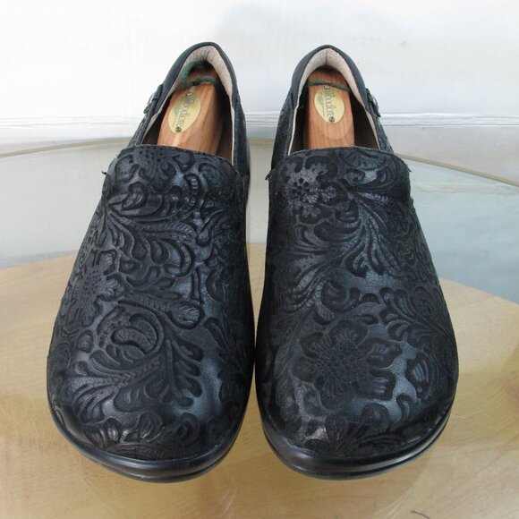Alegria Loafers Women's Floral Leather Clog Shoes US Size 7 - Picture 2 of 9